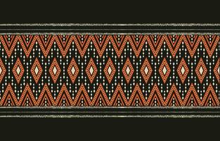 ethnique abstrait ikat art. aztèque ornement imprimer. géométrique ethnique modèle sans couture Couleur Oriental. conception pour Contexte ,rideau, tapis, fond d'écran, vêtements, emballage, batique, vecteur illustration.