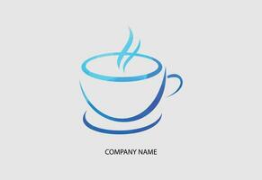 café tasse logo café magasin vecteur icône conception gratuit vecteur