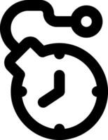 cette icône ou logo Burnout icône ou autre où il explique le Quelqu'un qui est expérience une problème, qu'il s'agisse il est la dépression etc et pouvez être utilisé pour la toile, application et logo conception vecteur