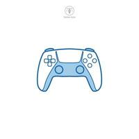 manette de jeu icône symbole vecteur illustration isolé sur blanc Contexte