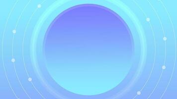 3d Contexte géométrique lumière foncé bleu violet abstrait moderne Profond cercle portail trou pente vecteur