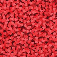 modèle de fond de coeur confettis saint valentin pour votre conception vecteur