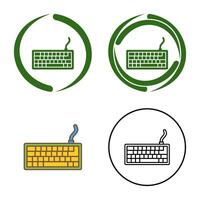 icône de vecteur de clavier