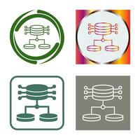 icône de vecteur de données structurées
