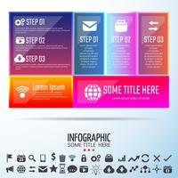 Modèle de conception d&#39;infographie vecteur