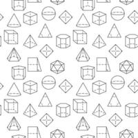 géométrique formes minimal sans couture modèle dans ligne style - vecteur géométrie Contexte