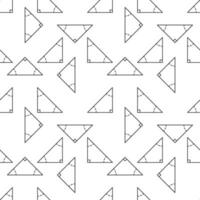 géométrie Triangle vecteur contour concept minimal sans couture modèle