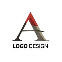 une lettre logo, prime vecteur une abstrait logo conception