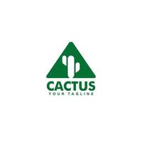 illustration vectorielle de cactus logo modèle vecteur