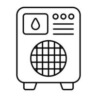 un icône conception de électrique chauffe-eau vecteur