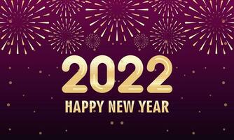 salutation carte content Nouveau année 2024 fête soir vecteur