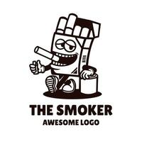 le fumeur logo vecteur