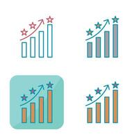 icône de vecteur de gestion de réputation unique