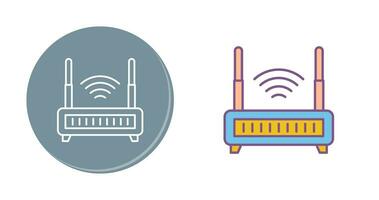 icône de vecteur de routeur wifi