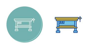 icône de vecteur de banc de travail