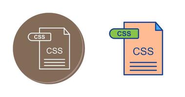 icône de vecteur css