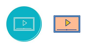 icône de vecteur de projection vidéo