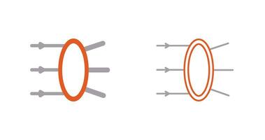 icône de vecteur de réfraction