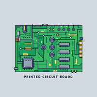 Vecteur de circuit imprimé