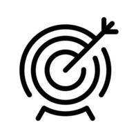 tir à l'arc icône vecteur symbole conception illustration