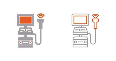 icône de vecteur de machine à ultrasons