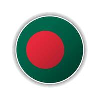 abstrait cercle bangladesh drapeau icône vecteur