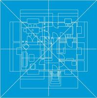 bleu sol plan, illustration vecteur