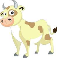 mignonne vache, illustration vecteur