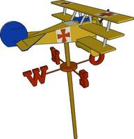 une jouet triplan attrayant et Créatif ou vecteur ou Couleur illustration