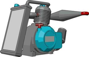 pompe opéré pulvérisateur vecteur ou Couleur illustration