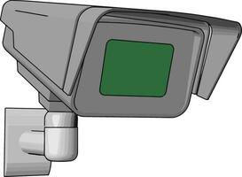 une vidéo surveillance caméra vecteur ou Couleur illustration