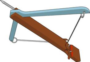 une type de traditionnel arme vecteur ou Couleur illustration