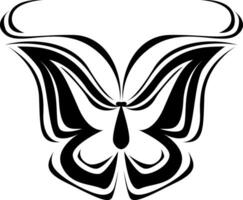 papillon tatouage, tatouage illustration, vecteur sur une blanc Contexte.