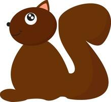 graisse écureuil vecteur ou Couleur illustration