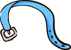 une bleu ceinture vecteur ou Couleur illustration