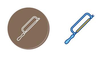 icône de vecteur de scie à métaux