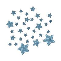 étoile bleu illustration vecteur