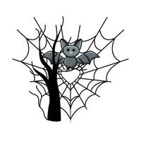 chauve souris Halloween illustration vecteur