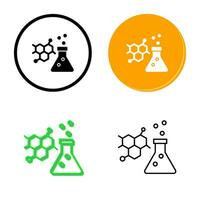 icône de vecteur de chimie