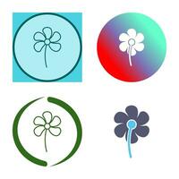 icône de vecteur de petites fleurs