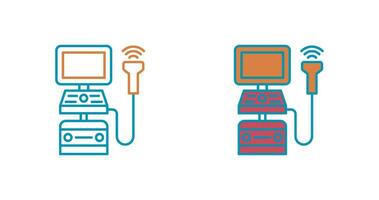 icône de vecteur de machine à ultrasons