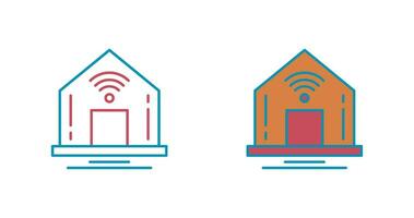 icône de vecteur de maison intelligente