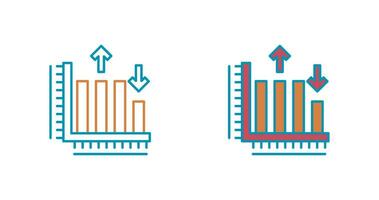 icône de vecteur de graphique à barres