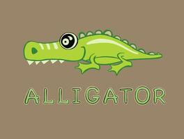 alligator ou crocodile plus de le signe. haute qualité vecteur