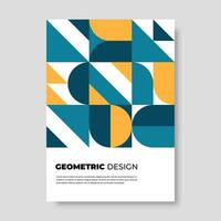 coloré abstrait géométrique mural conception couvertures. vecteur illustration