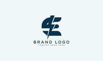 lettre e logo conception vecteur modèle conception pour marque.