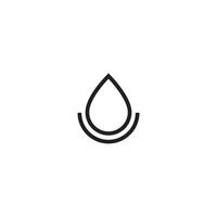 création de logo de goutte d'eau vecteur