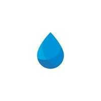 création de logo de goutte d'eau vecteur