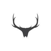 logo bois de cerf vecteur