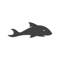 illustration de logo de requin vecteur